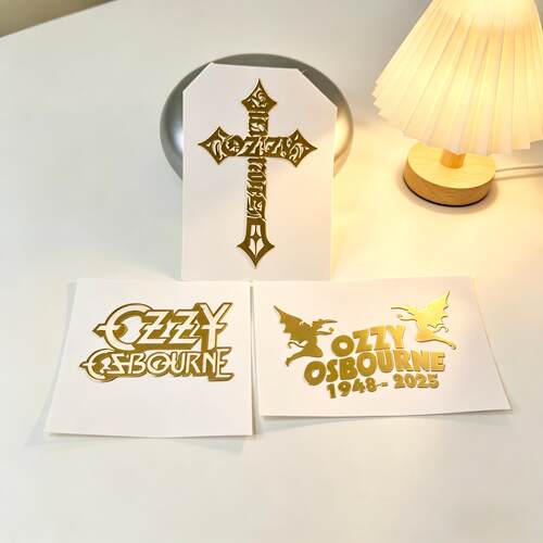 【3张】Ozzy Osbourne奥兹周边金属贴纸黑色安息日手机壳平板吉他