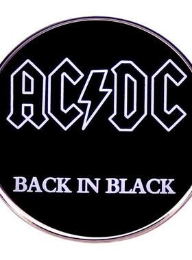 ACDC AC/DC乐队胸针硬摇滚朋克音乐别针金属合金烤漆徽章配饰