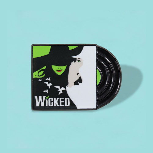 Wicked 魔法坏女巫音乐剧海报黑胶唱片烤漆金属徽章胸针配饰 Pins