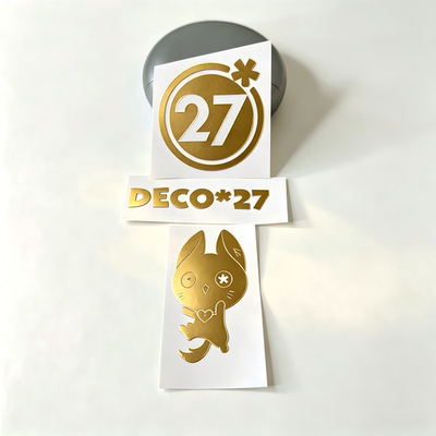 【3张】DECO*27周边金属贴纸手机平板吉他日本装饰vocaloid术力口