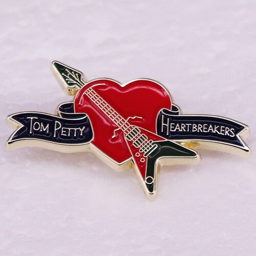 Tom Petty and the Heartbreakers 摇滚乐队金属徽章胸针配饰Pins