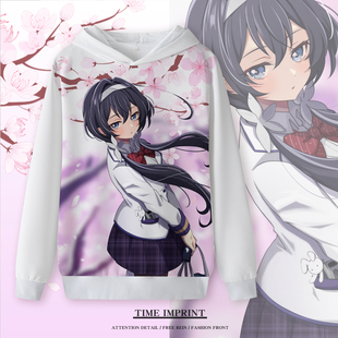 文豪野犬 中岛敦 卫衣定制二次元痛衣男生cos服大码学生装日系装