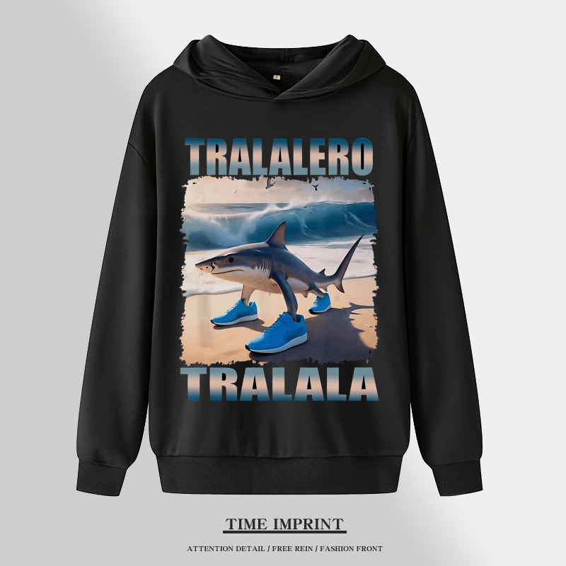 国外山海经儿童衣服圆领长袖T恤秋冬融合怪男童卫衣木棍人加绒春