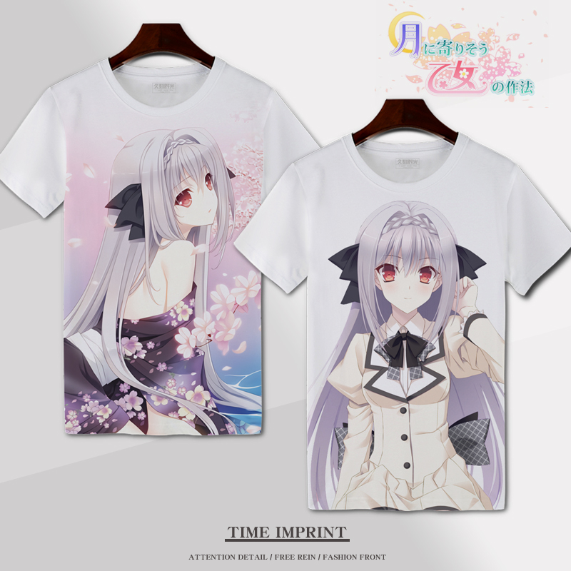 近月少女的礼仪T恤短袖游戏速干