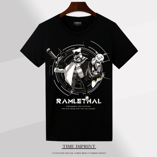 2024新款罪恶装备 T恤游戏周边定制痛衣cos服二次元体恤衫大码装