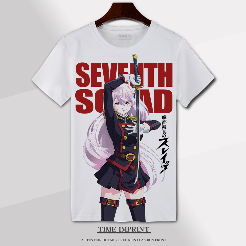 新款魔都精兵的奴隶T恤短袖动漫速干网眼肥佬宽松痛衣服宅定制装