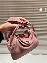 高端定制琳迪包纯手工手缝蜡线迷你mini医生包lindy进口tc皮19 13