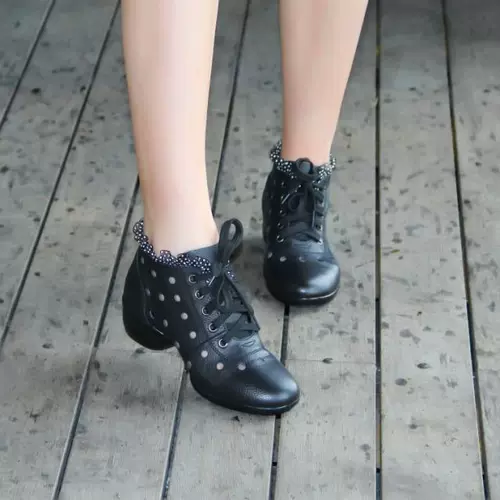 Танцующие туфли, современная спортивная обувь, из натуральной кожи, мягкая подошва