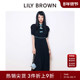 新中式 LILY BROWN春夏款 甜美蕾丝撞色拼接连衣裙LWFO251117