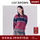 BEAR圆领宽松长袖 LILY BROWN2025秋冬新品 T恤卫衣LWCT255134