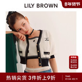LILY LWNT241207 QUANT联名针织吊带衫 BROWN春夏款 MARY
