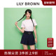 简约百搭高腰附腰带A字短裤 LILY BROWN春夏款 LWFP251121