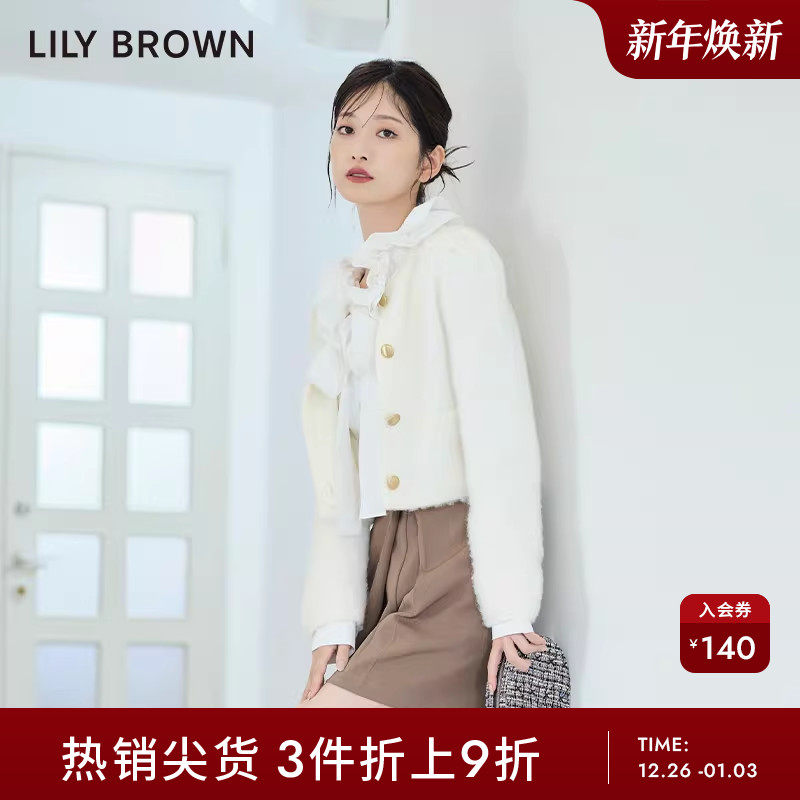 LilyBrown甜美小香风圆领外套