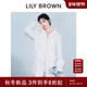 LILY LWNP255135 休闲裤 BROWN2025秋冬新品 百搭高腰针织A字短裤