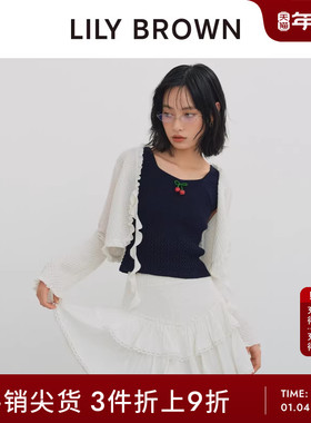 LILY BROWN春夏款芭蕾风高腰不规则荷叶边蓬蓬裙LWFS252066