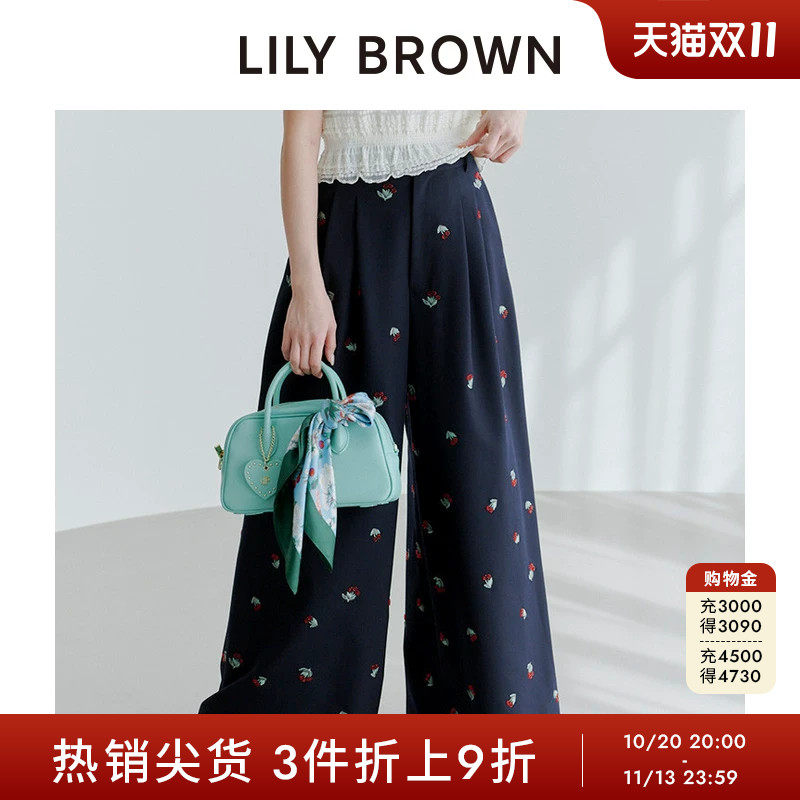 LILY BROWN2026春夏新品KEITA MARUYAMA合作款休闲长裤LWFP261191
