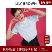 LILY T恤LWCT254042 QUANT口袋撞色短袖 BROWN2025秋冬新品 MARY