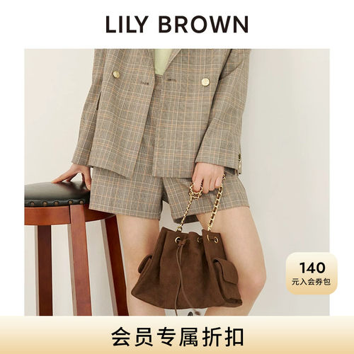 LILYBROWN直筒休闲西装短裤
