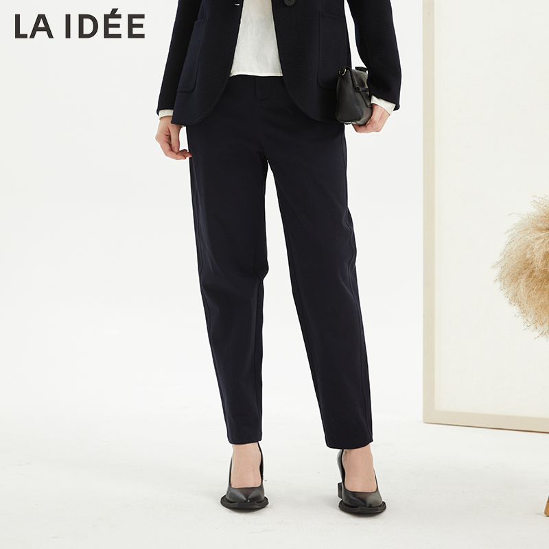 LAIDEE/罗兰伊杜直筒裤休闲