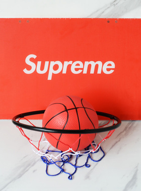 SUPREME篮球板潮牌红色篮板儿童成人标准篮框投篮游戏挂墙篮球架