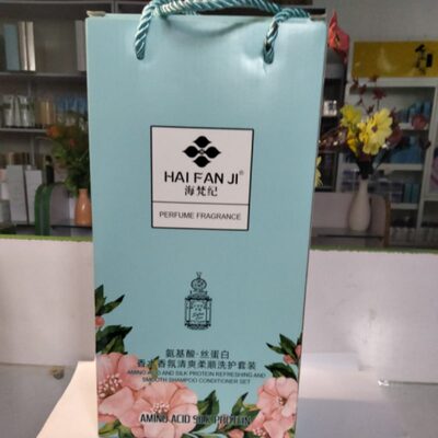正品海梵纪香水香氛清爽柔顺洗护套装洗发露800ml+护发乳800ml