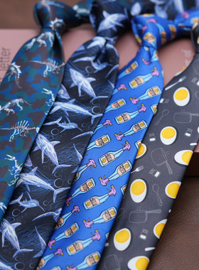 男士韩版宽版领带正装商务休闲8cm黑色结婚新郎伴郎小领带潮JS28