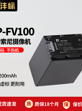 沣标NP-FV100电池适用索尼DV摄像机HDR-CX550 CX450 PJ790E CX900E PJ600E FDR-AX30 AX40 AX60 AXP35充电器