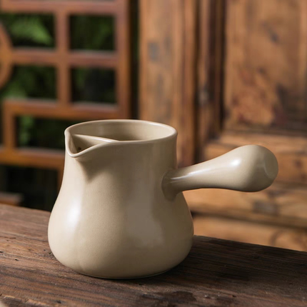 秋冬罐罐茶苏打釉煮茶器煮茶罐围炉煮茶烤奶侧把壶电陶炉炭炉通用