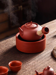 千禧炉紫砂煮茶炉家用砂铫壶煮茶器茶炉跳盖煮茶壶电陶炉茶具套装
