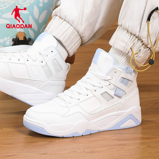 乔丹官方正品男鞋加绒高帮板鞋2025秋冬季新款保暖休闲鞋子运动鞋