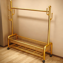 晾衣架落地卧室可移动家用凉衣架阳台挂衣服架子室内简易杆衣帽架