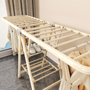 折叠晾衣架落地家用阳台晾晒挂衣架室内婴儿凉衣杆简易晒被子神器