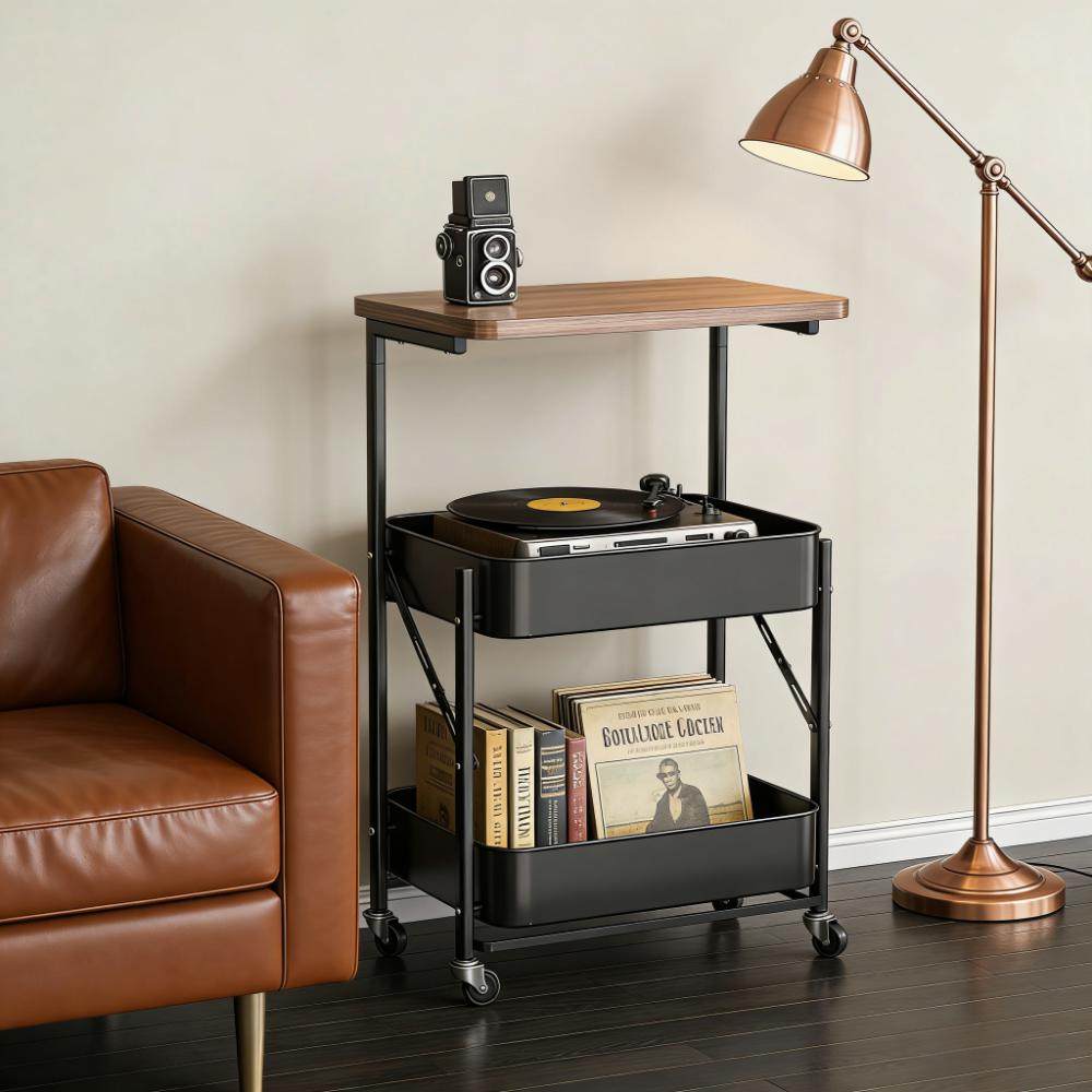 中古小推车置物架落地零食收纳架子卧室床头柜子客厅沙发边几茶几,收纳整理,整理架/置物架/收纳架,淘宝优惠券,粉丝福利购,淘宝优惠卷