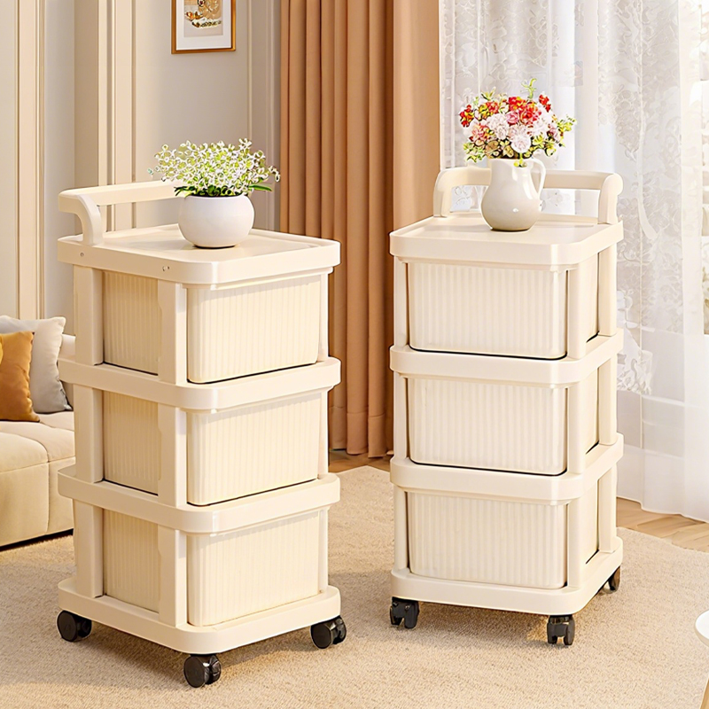 大容量!零食置物架小推车