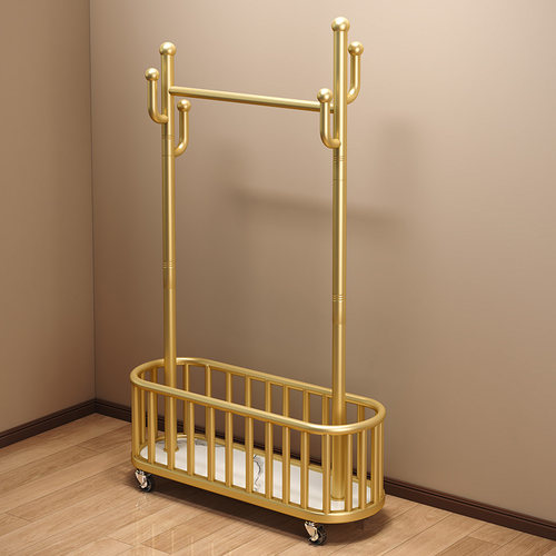 【明星推荐】轻奢可移动挂衣架子