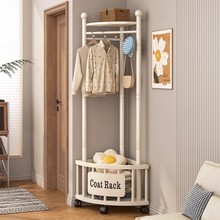 转角衣帽架落地卧室家用床边2025新款入户门轻奢拐角简易晾挂衣架