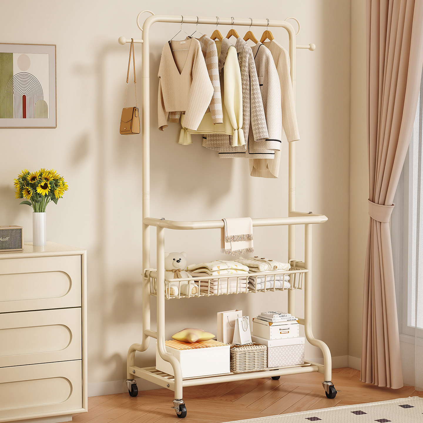 慵懒角落衣帽架·加厚高颜值