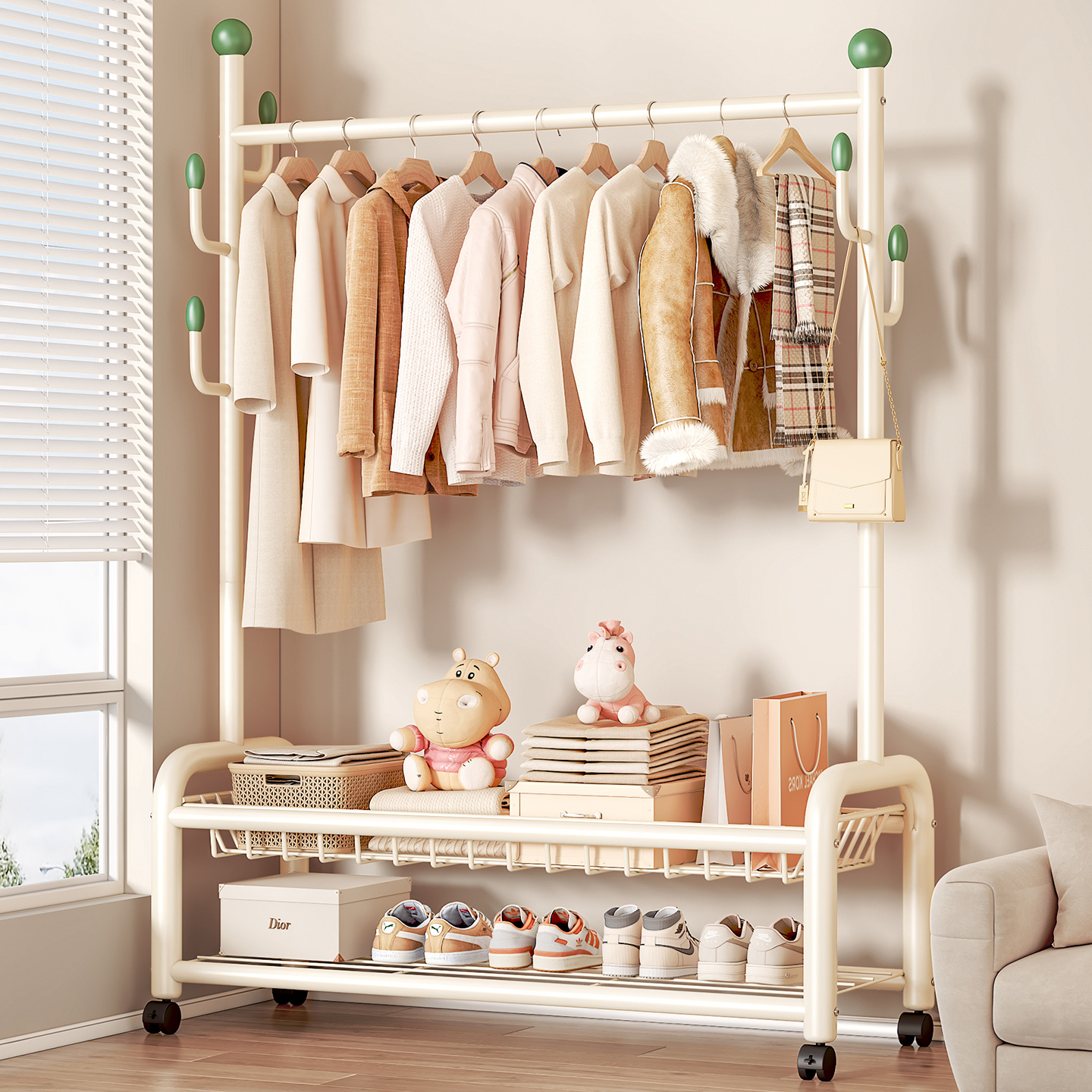 【新品上市】高颜值双层挂衣架子