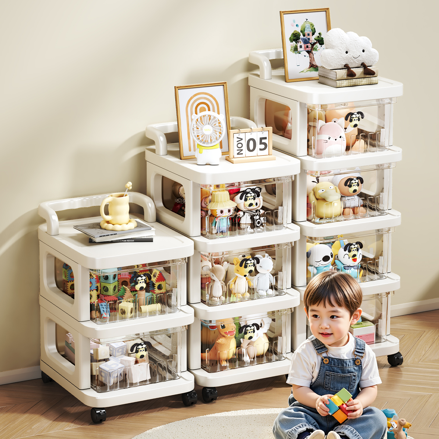 家捷仕小推车零食置物架