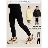 简约时髦百搭中大童保暖长裤 儿童冬季 2025新款 Amybaby女童打底裤