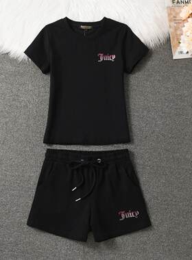 短袖瑜珈服夏季休闲运动两件套