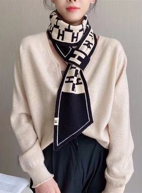 毛线针织聚酯纤维女百搭时尚