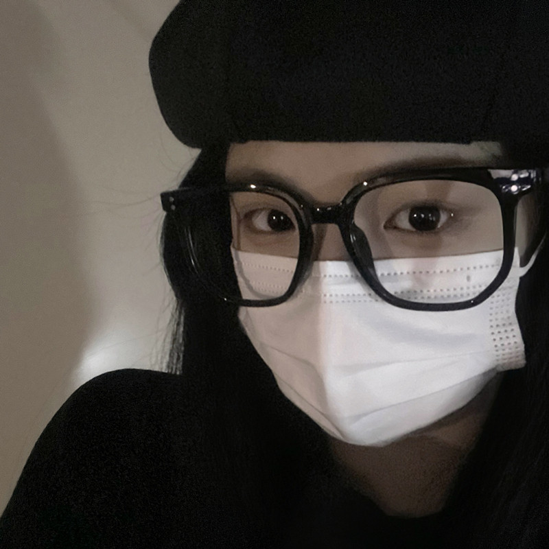 复古大框黑色眼镜女近视可配度数素颜神器黑框眼睛架韩版潮显脸小