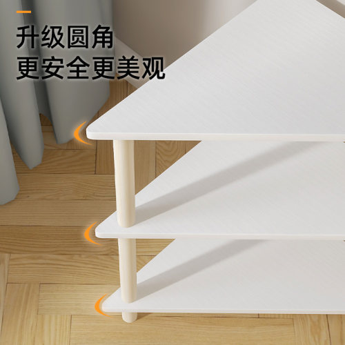 转角置物架客厅墙角三角收纳架子拐角多层角架靠角书架角落储物架