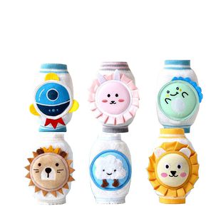 儿童护膝盖宝宝爬行学步夏季护肘小孩婴幼儿夏季薄款防摔走路加厚