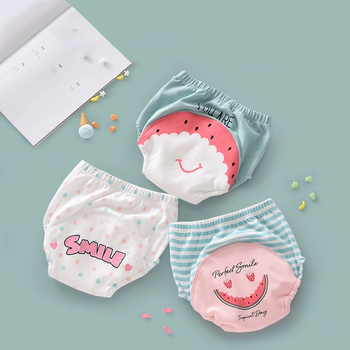 Детские штаны для тренировок, пеленка подходит для мужчин и женщин для девочек, нижнее белье, можно стирать