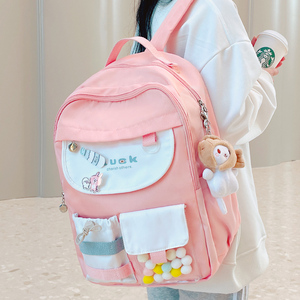 书包女2023新款小学生三到六年级初中生大容量上课高颜值双肩背包