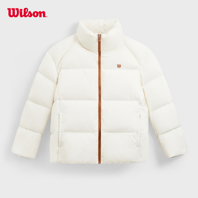 Wilson威尔胜官方25年秋冬新款女士经典四格网球运动保暖羽绒服