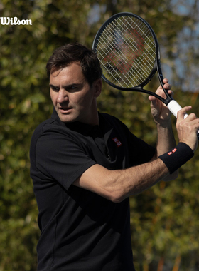 Wilson威尔胜官方RF01系列费德勒小黑拍比赛训练全碳素专业网球拍