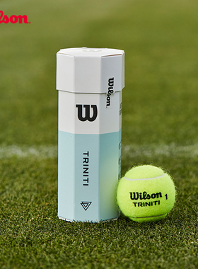 Wilson威尔胜官方全场地专业训练比赛网球环保纸盒3只装组合配件